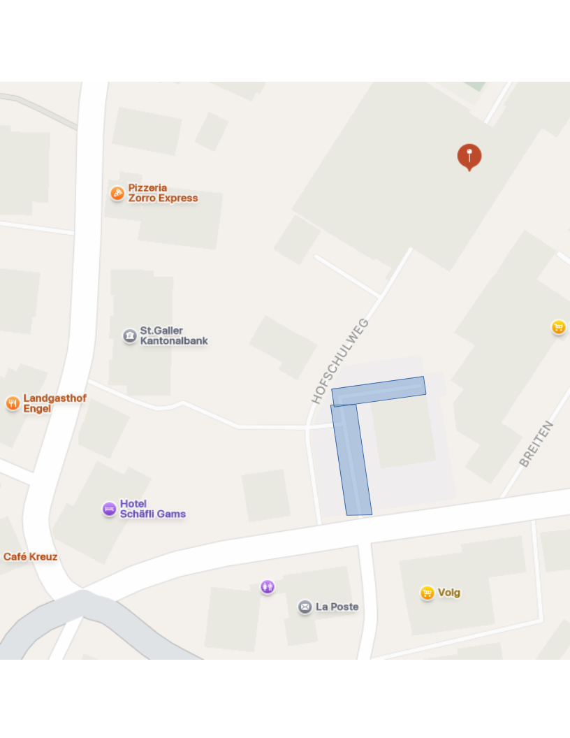 Lageplan Turnhalle